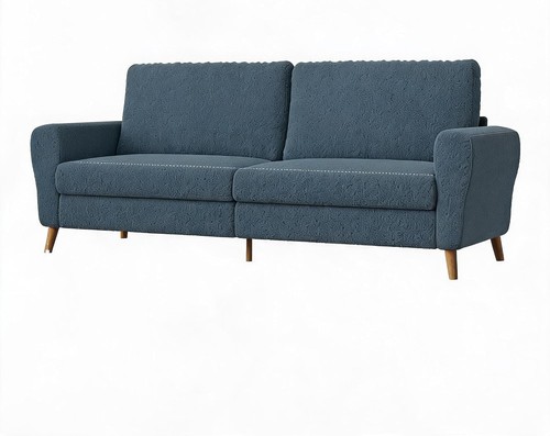Boucle sofa couch 3 seater - 3,
